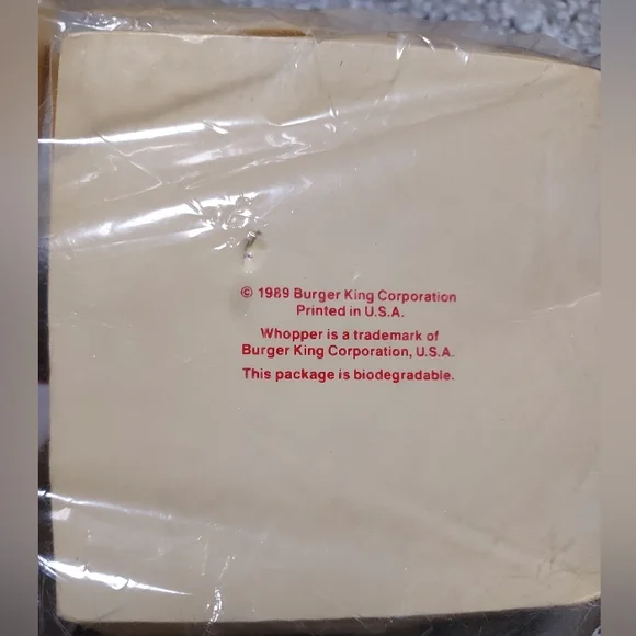 Rare Vintage 1988 Burger King Play Food Set - Picture 5 of 6